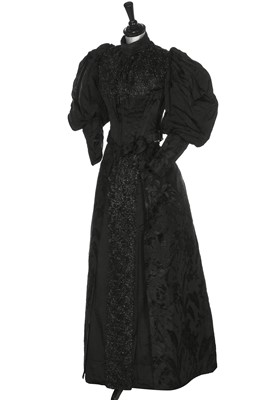 Lot 361 - Two black R.Duffy dresses, American, circa 1895