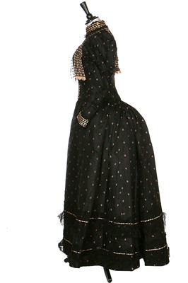 Lot 361 - Two black R.Duffy dresses, American, circa 1895