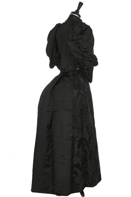 Lot 361 - Two black R.Duffy dresses, American, circa 1895