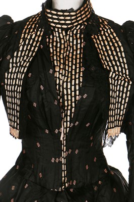 Lot 361 - Two black R.Duffy dresses, American, circa 1895