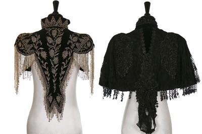 Lot 360 - Fichus and capes, American, mainly 1890s