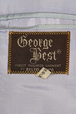 Lot 335 - A rare George Best three-piece men's suit, circa 1970