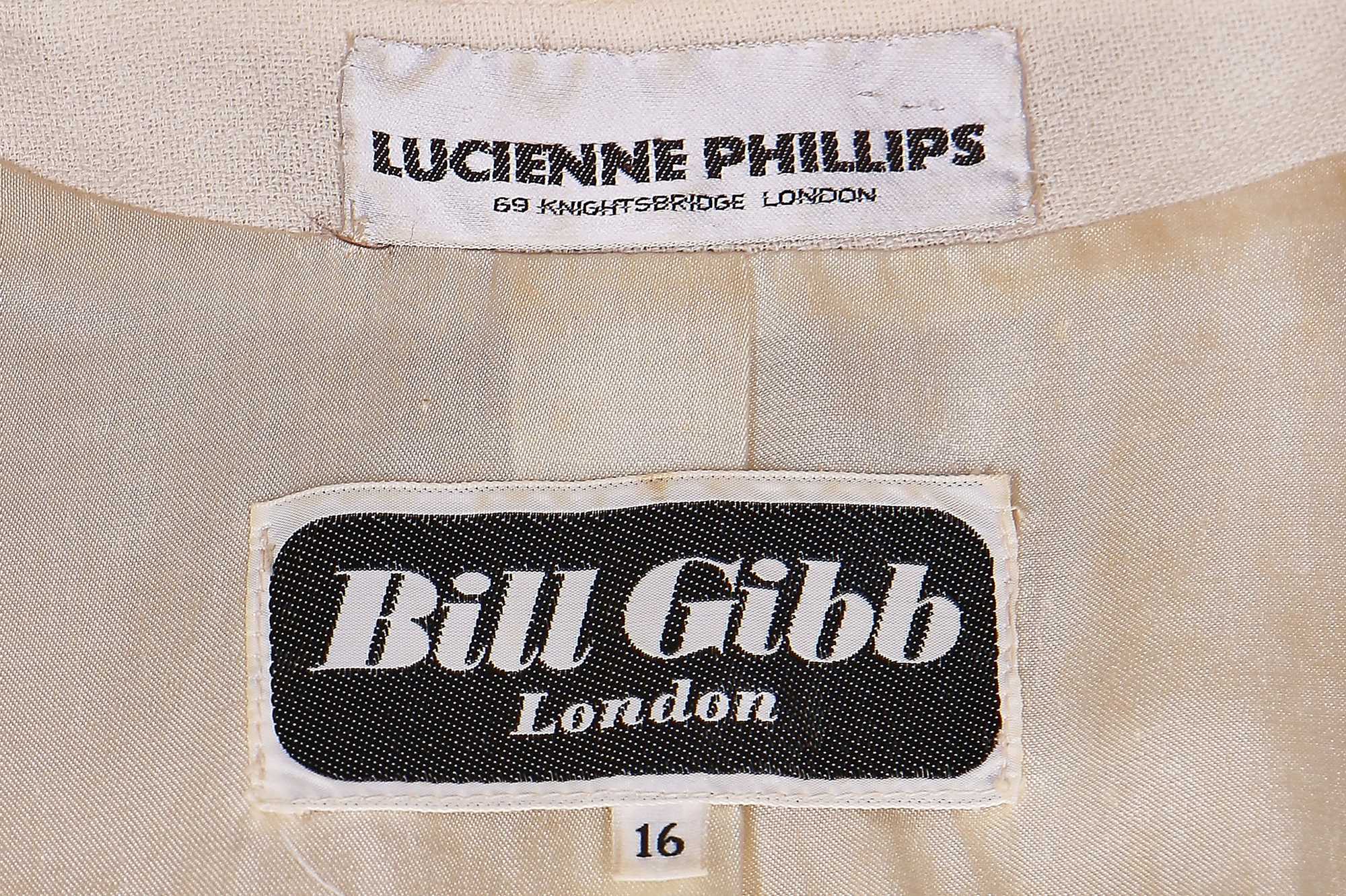 Lot 155 - A group of Bill Gibb clothing, 1970s-early