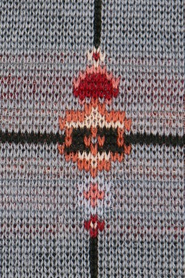 Lot 159 - A Bill Gibb knitted wool four-piece ensemble, Autumn-Winter 1977-78