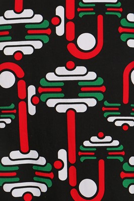 Lot 260 - A Pierre Cardin printed cotton gabardine dress, circa 1970