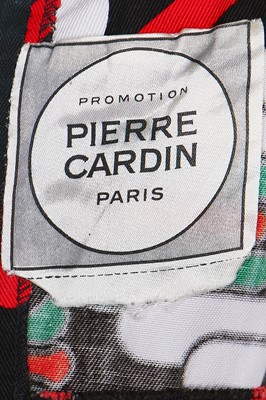 Lot 260 - A Pierre Cardin printed cotton gabardine dress, circa 1970