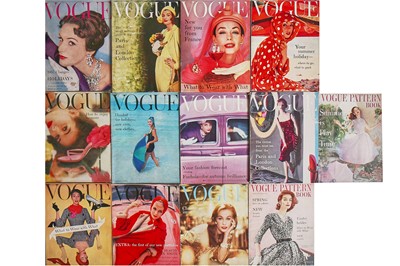 Lot 222 - Thirty-four issues of British Vogue, 1957-59