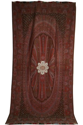 Lot 424 - Two long shawls, Paisley, 19th century