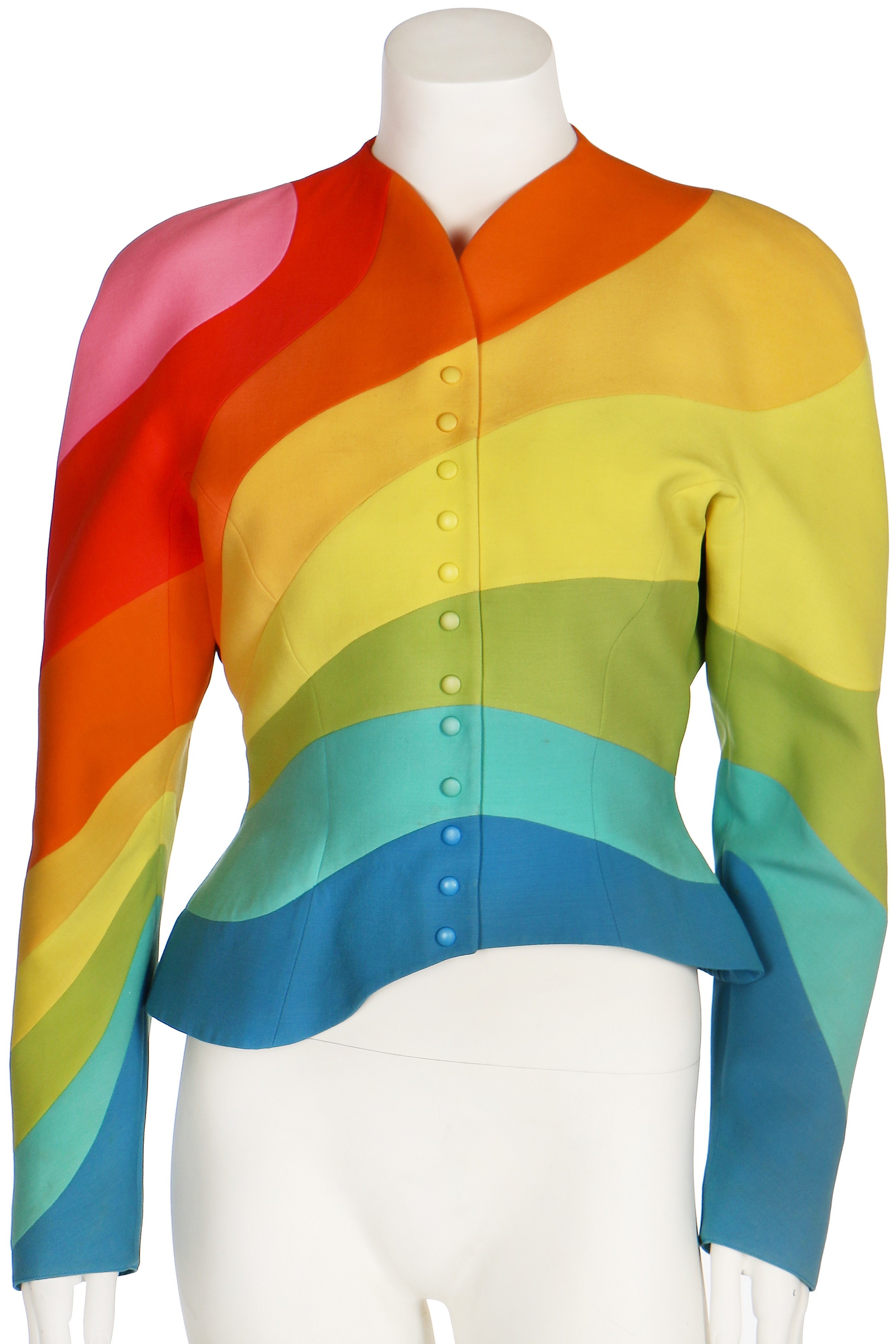 Rainbow jacket best sale