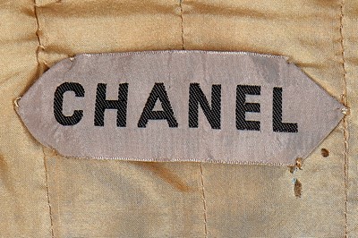 Lot 16 - A Chanel couture yellow bouclé wool and fox fur coat, mid 1970s