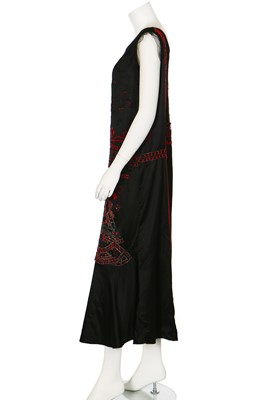 Lot 73 - A beaded dress in the style of Jean Patou's 'Nuit de Chine', Italian, circa 1922 but later altered