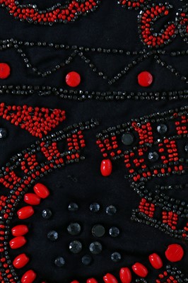 Lot 73 - A beaded dress in the style of Jean Patou's 'Nuit de Chine', Italian, circa 1922 but later altered