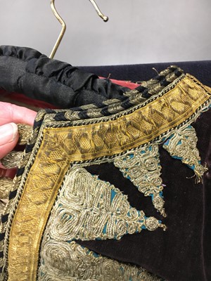Lot 316 - A good embroidered velvet kaftan, Tétouan, Moroccan, North African, circa 1900