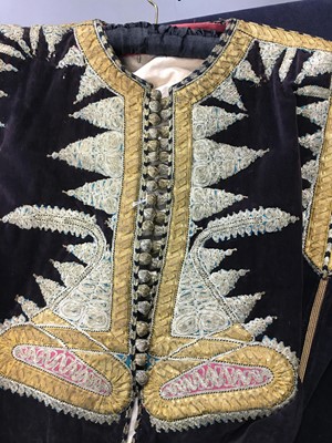 Lot 316 - A good embroidered velvet kaftan, Tétouan, Moroccan, North African, circa 1900