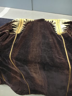 Lot 316 - A good embroidered velvet kaftan, Tétouan, Moroccan, North African, circa 1900