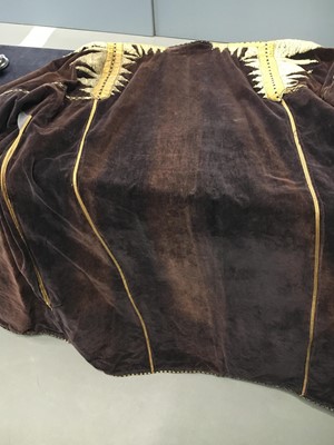 Lot 316 - A good embroidered velvet kaftan, Tétouan, Moroccan, North African, circa 1900
