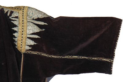 Lot 316 - A good embroidered velvet kaftan, Tétouan, Moroccan, North African, circa 1900