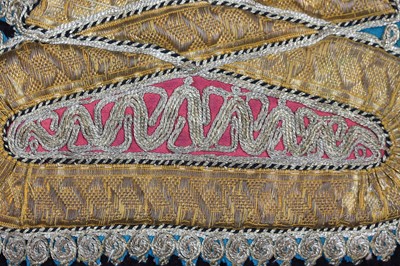 Lot 316 - A good embroidered velvet kaftan, Tétouan, Moroccan, North African, circa 1900