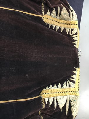 Lot 316 - A good embroidered velvet kaftan, Tétouan, Moroccan, North African, circa 1900