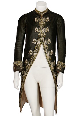 Lot 34 - A gentleman's finely-embroidered tailcoat, 1780s