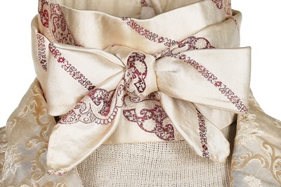 Lot 44 - A rare gentleman's part wedding ensemble, circa 1850