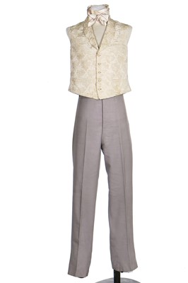 Lot 44 - A rare gentleman's part wedding ensemble, circa 1850