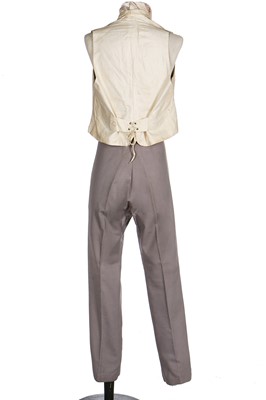 Lot 44 - A rare gentleman's part wedding ensemble, circa 1850