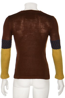 Lot 155 - 'The Ritva Man' - Mike Ross,  an Elizabeth Frink designed 'Eagle' sweater, 1971