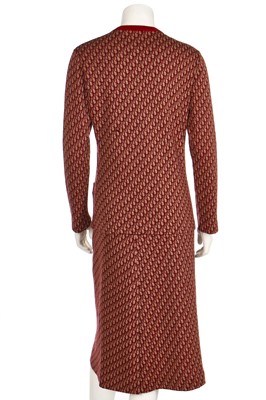 Lot 158 - A Christian Dior monogrammed knitted wool jersey ensemble, circa 1971
