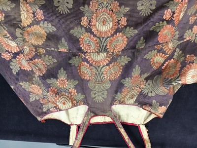 Lot 266 - A brocaded silk Sarafan, Russian, early 19th century