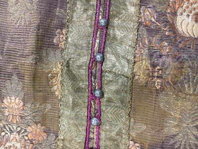 Lot 266 - A brocaded silk Sarafan, Russian, early 19th century