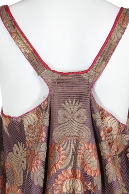 Lot 266 - A brocaded silk Sarafan, Russian, early 19th century