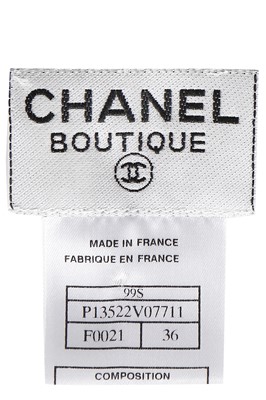 Lot 14 - A Chanel black silk and spandex blend dress,  Spring-Summer 1999