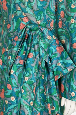 Lot 153 - A rare Apple Boutique printed cotton gabardine robe, 1967-68