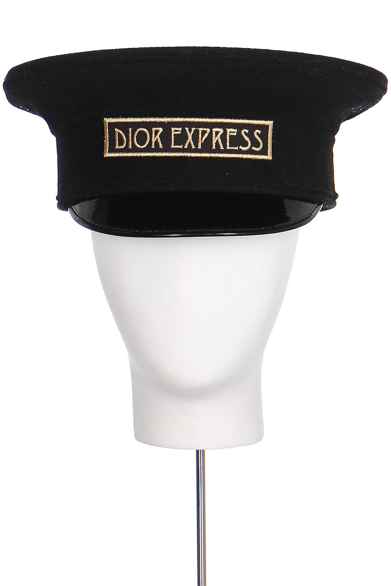 Lot 227 - A Christian Dior railway guard's hat, Resort 2017