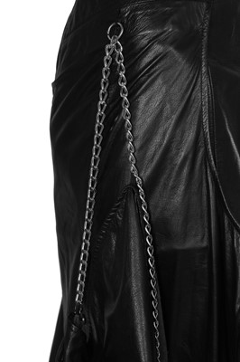 Lot 266 - A Maison Martin Margiela black leather and tulle ensemble, Spring-Summer 2010