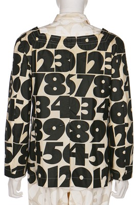 Lot 286 - A Rei Kawakubo/Comme des Garçons printed numeral ensemble 'Ethnic Couture' collection, Spring-Summer, 2002