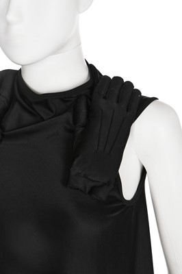 Lot 291 - A Rei Kawakubo/Comme des Garçons black jersey 'Curiosity' collection dress, Autumn-Winter 2007-08