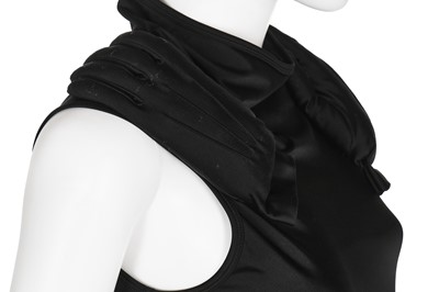 Lot 291 - A Rei Kawakubo/Comme des Garçons black jersey 'Curiosity' collection dress, Autumn-Winter 2007-08