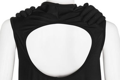 Lot 291 - A Rei Kawakubo/Comme des Garçons black jersey 'Curiosity' collection dress, Autumn-Winter 2007-08