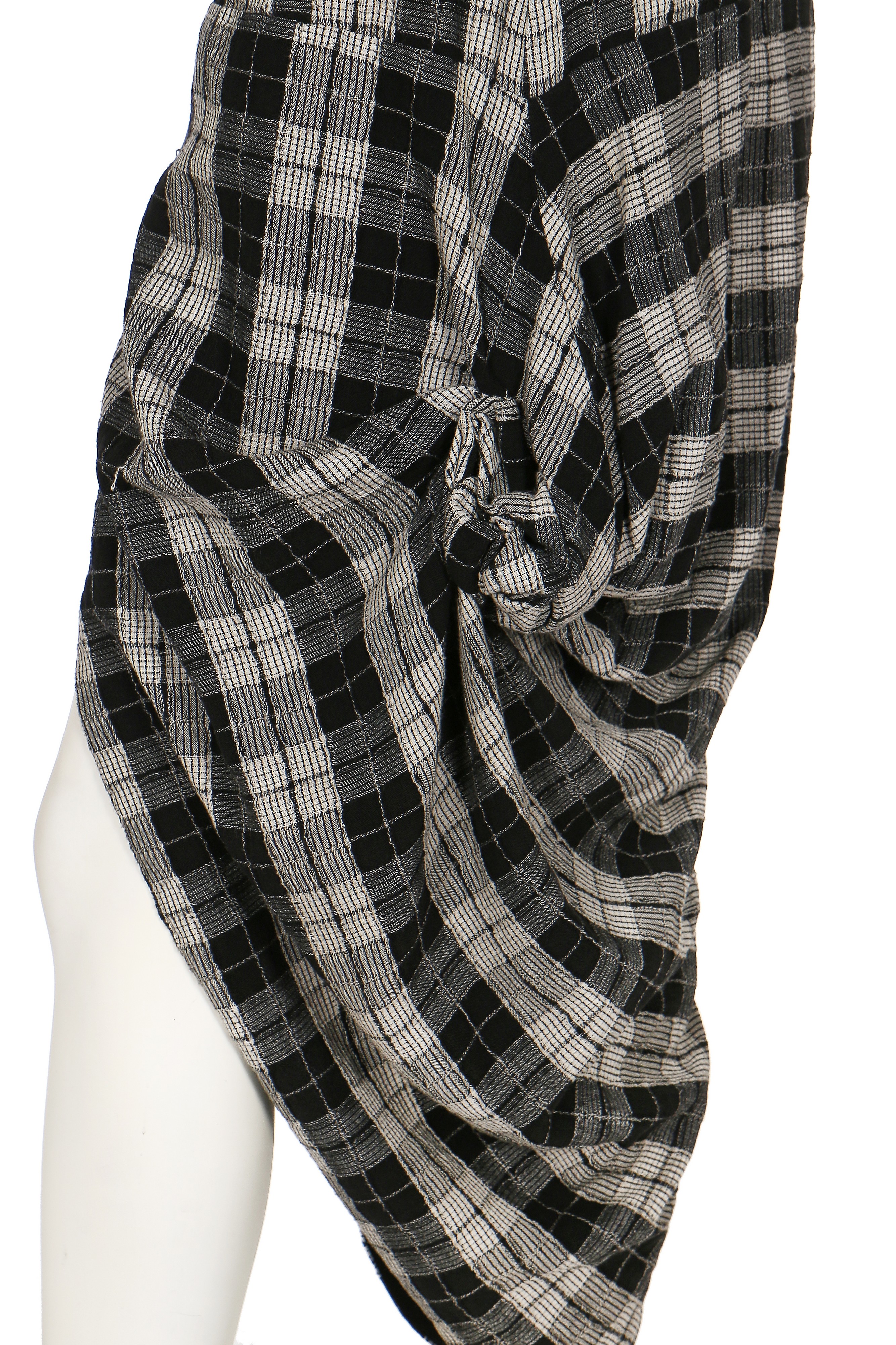 Lot 194 - A John Galliano plaid cotton dress, 'The