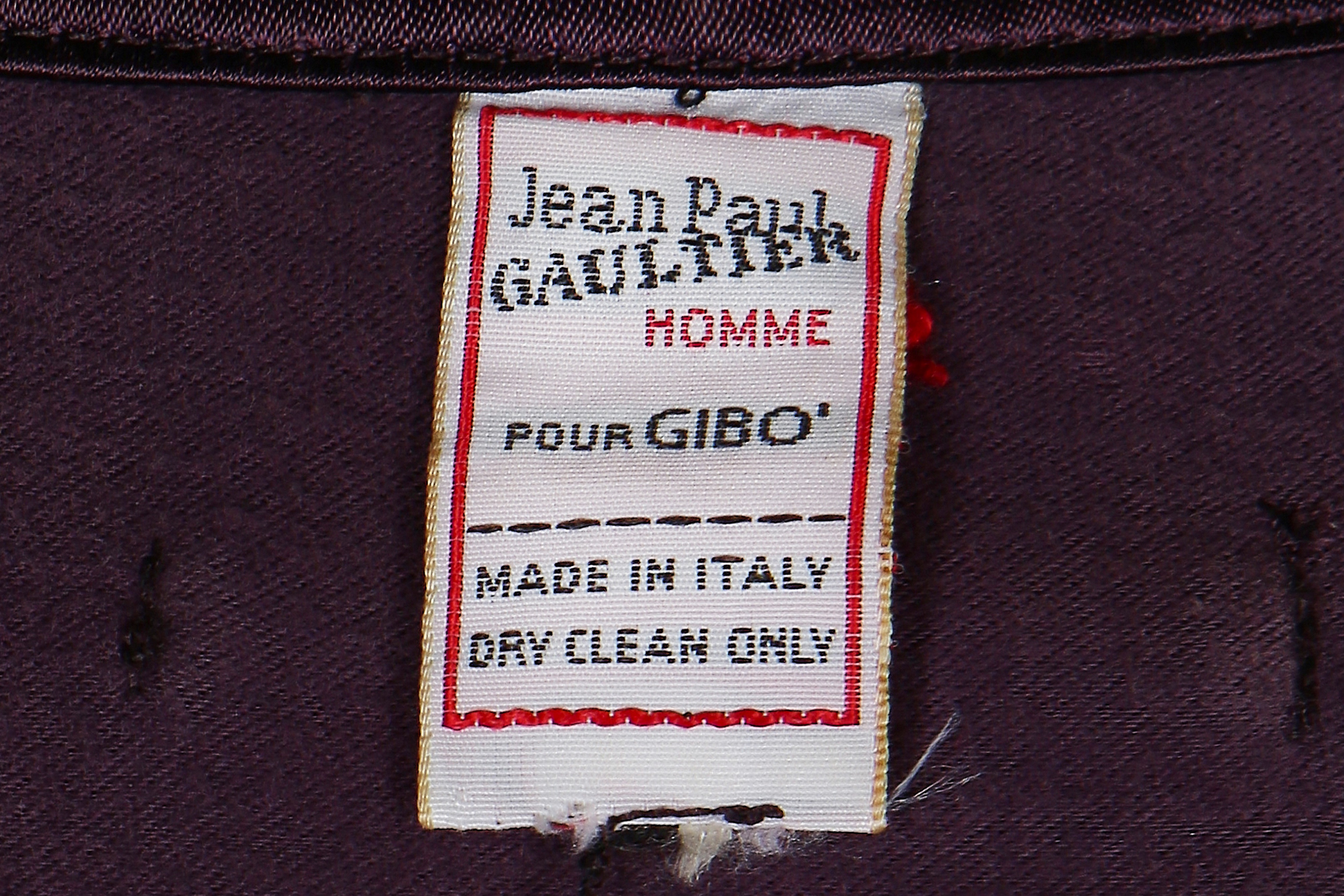 Lot 253 - A Jean Paul Gaultier man's satin jacket,