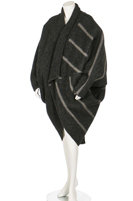 Lot 267 - An Issey Miyake knitted wool cocoon coat,  late 1970s-early 80s