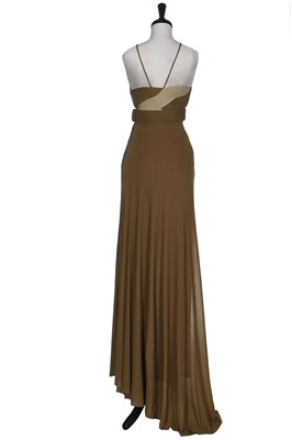 Lot 165 - A Madame Grès couture draped jersey evening gown, Autumn-Winter 1975-76