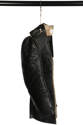 Lot 265 - A Martin Margiela 'Flat' leather jacket and metal hook, Spring-Summer 1998