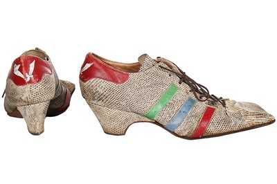 Lot 201 - A pair of Vivienne Westwood 'Hammerhead' trainers, 'Savage' collection, Spring-Summer 1982