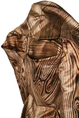 Lot 243 - An Alexander McQueen wood-grain-print ensemble, Natural Distinction, Un-natural Selection, Spring-Summer 2009