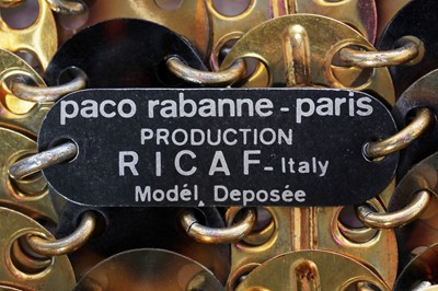 Lot 114 - A Paco Rabanne chain-link handbag, 1960s