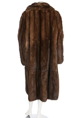 Lot 30 - A sable coat by De Scale, probably 1980s