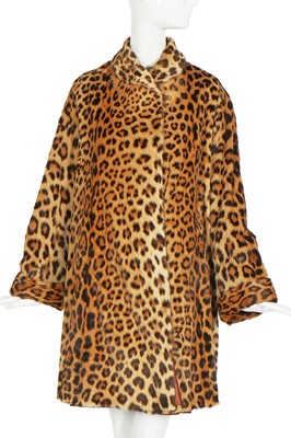 Lot 32 - A leopard skin coat, 1950s